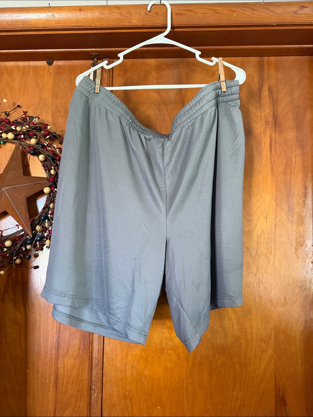 Athletic Works Men's Athletic Shorts in Gray